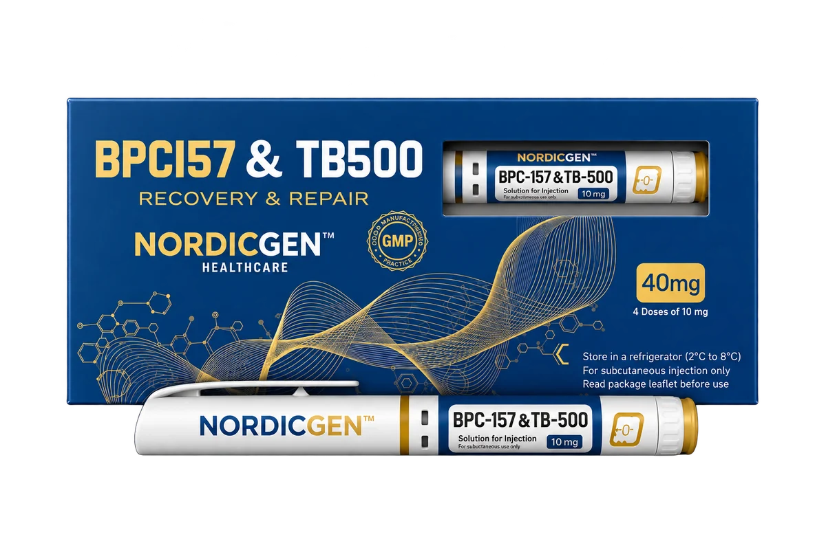 BPC157 & TB500 40 mg NordicGen packaging
