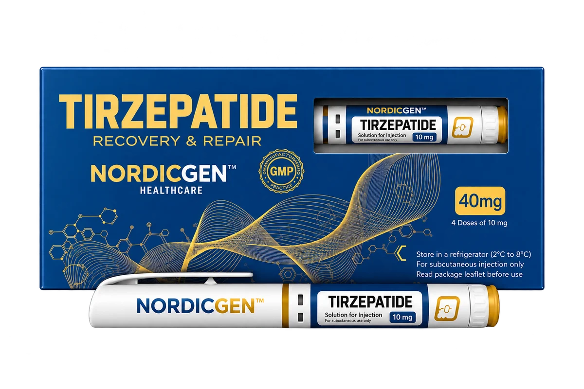 Tirzepatide 40 mg NordicGen packaging